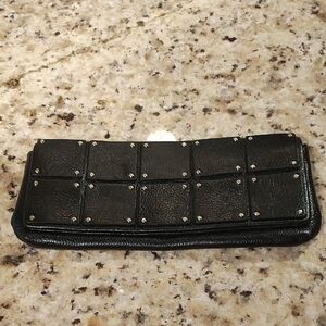 Kate Spade Vintage Black Studded Clutch Bag